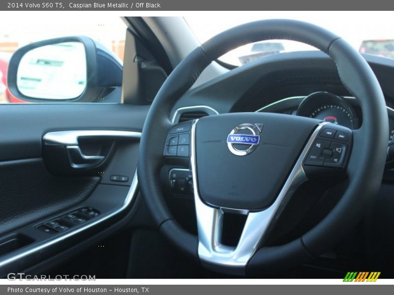 Caspian Blue Metallic / Off Black 2014 Volvo S60 T5