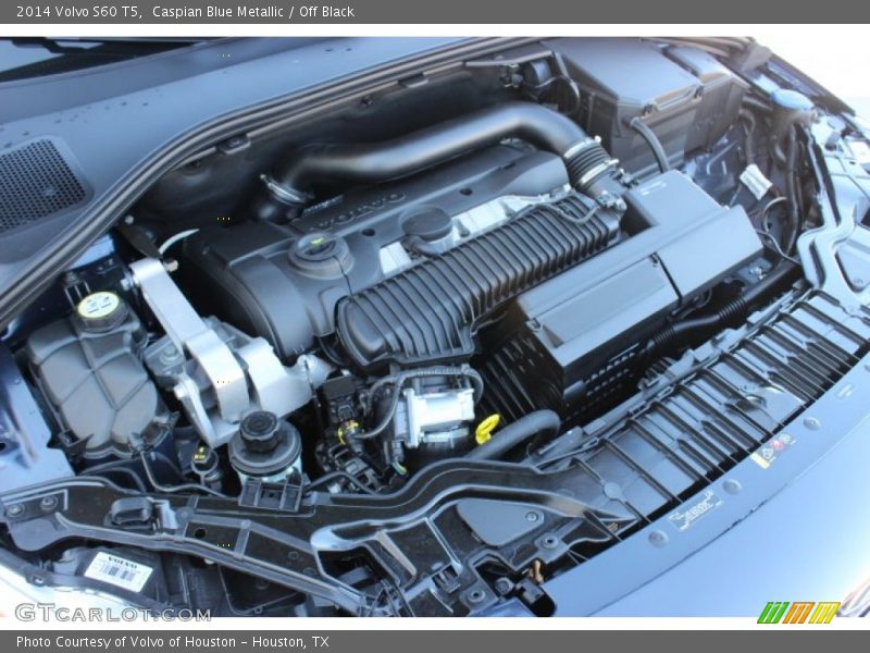 Caspian Blue Metallic / Off Black 2014 Volvo S60 T5