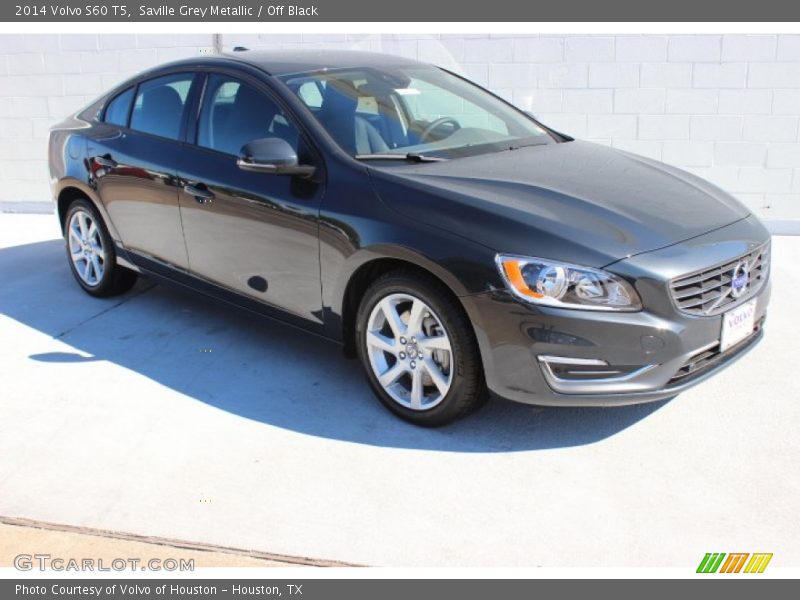 Saville Grey Metallic / Off Black 2014 Volvo S60 T5