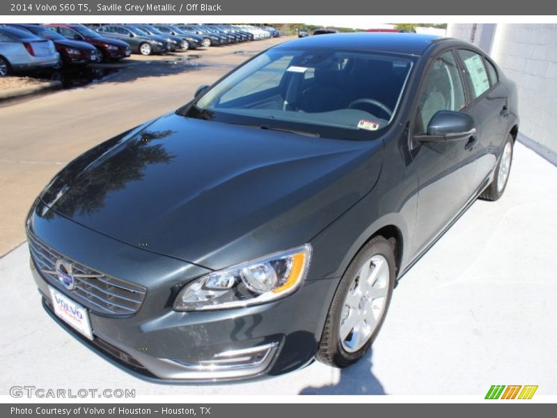 Saville Grey Metallic / Off Black 2014 Volvo S60 T5