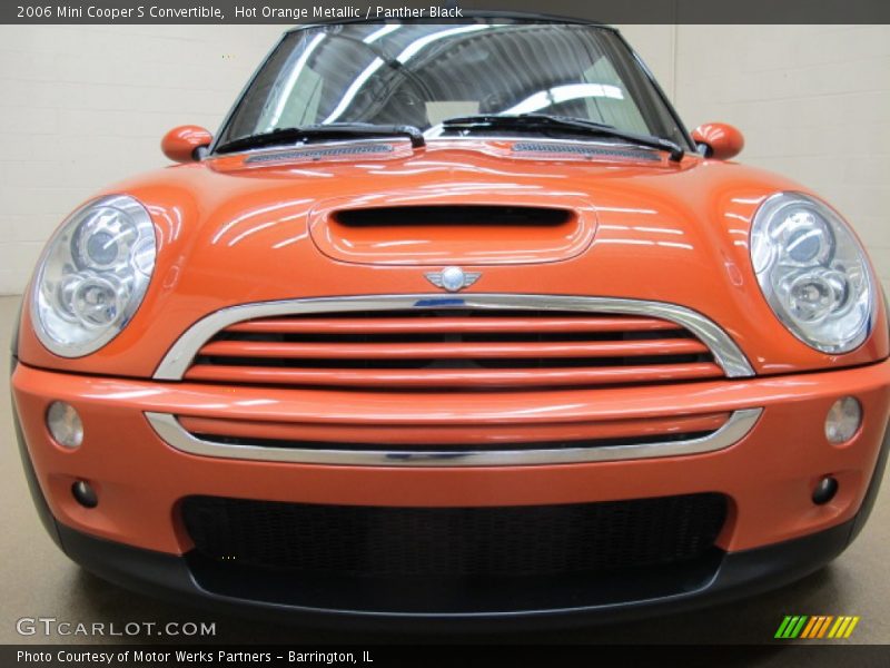 Hot Orange Metallic / Panther Black 2006 Mini Cooper S Convertible