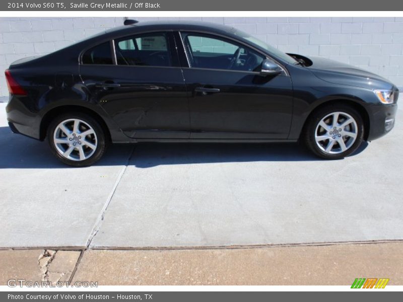 Saville Grey Metallic / Off Black 2014 Volvo S60 T5