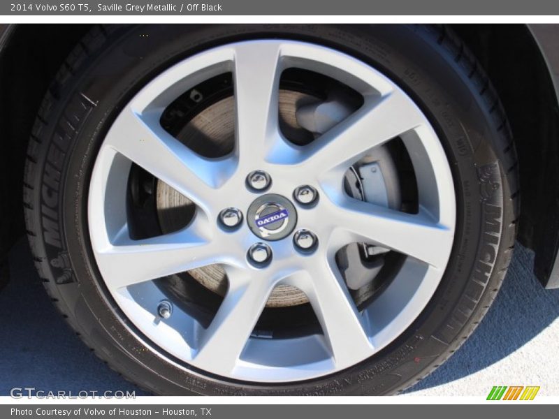 Saville Grey Metallic / Off Black 2014 Volvo S60 T5