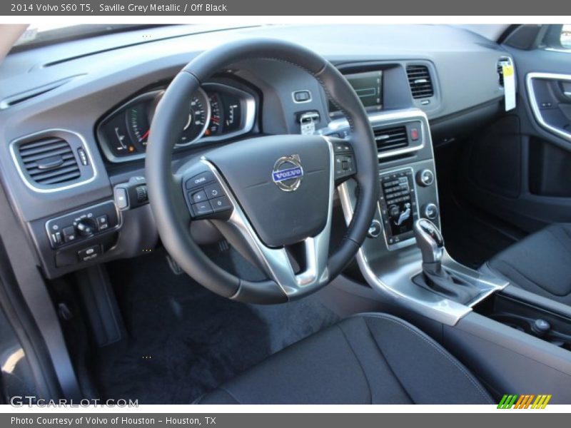 Saville Grey Metallic / Off Black 2014 Volvo S60 T5