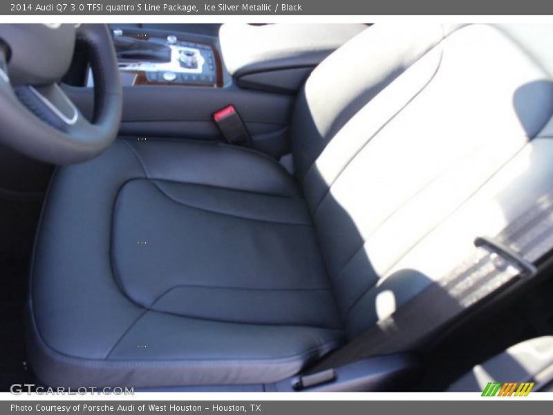 Ice Silver Metallic / Black 2014 Audi Q7 3.0 TFSI quattro S Line Package