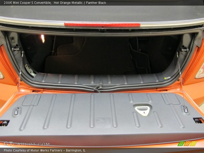 Hot Orange Metallic / Panther Black 2006 Mini Cooper S Convertible