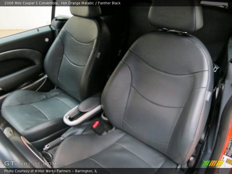 Hot Orange Metallic / Panther Black 2006 Mini Cooper S Convertible