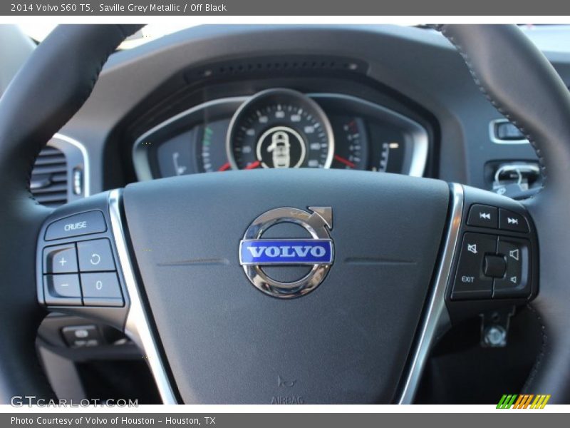 Saville Grey Metallic / Off Black 2014 Volvo S60 T5