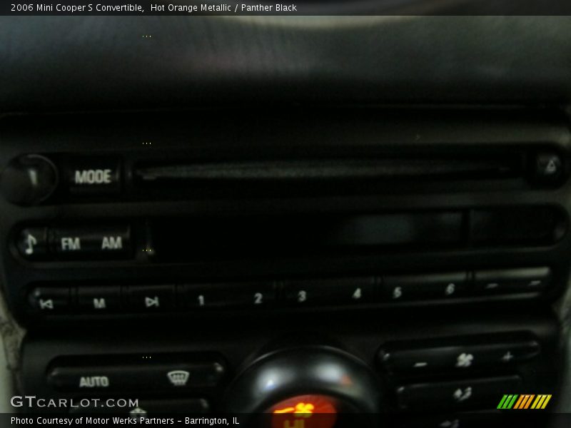 Hot Orange Metallic / Panther Black 2006 Mini Cooper S Convertible