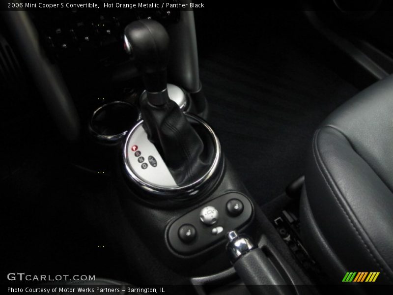 Hot Orange Metallic / Panther Black 2006 Mini Cooper S Convertible