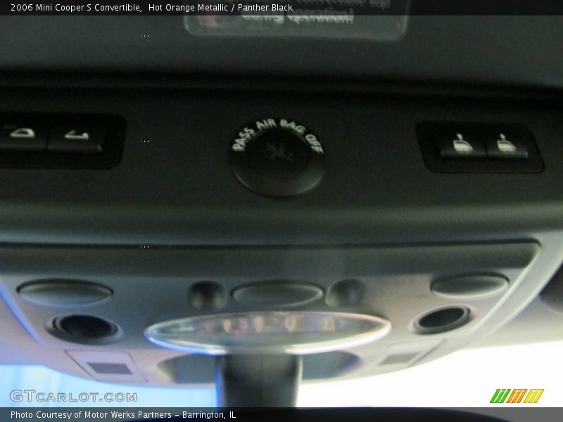 Hot Orange Metallic / Panther Black 2006 Mini Cooper S Convertible