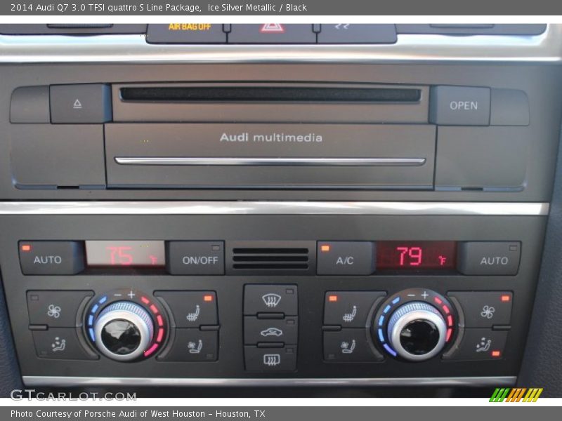 Ice Silver Metallic / Black 2014 Audi Q7 3.0 TFSI quattro S Line Package