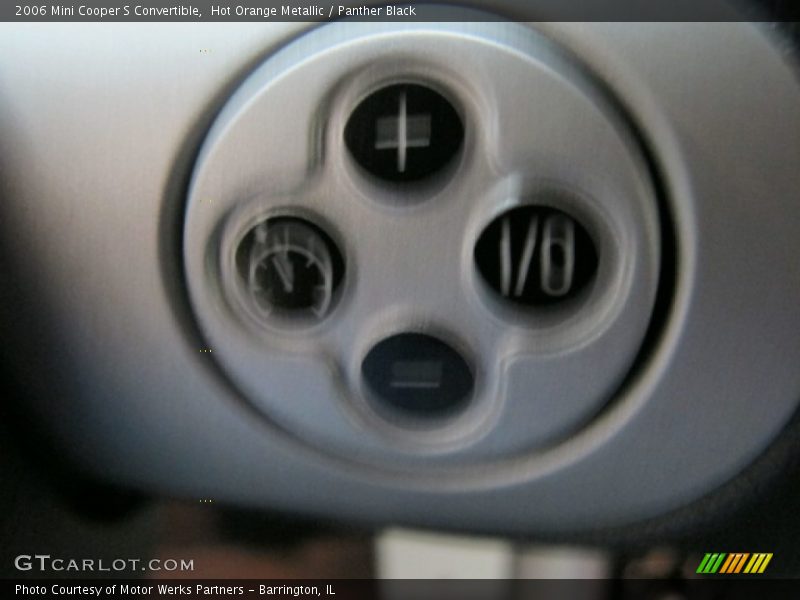 Hot Orange Metallic / Panther Black 2006 Mini Cooper S Convertible