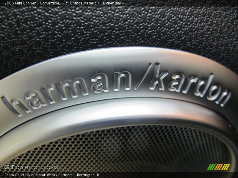 Hot Orange Metallic / Panther Black 2006 Mini Cooper S Convertible
