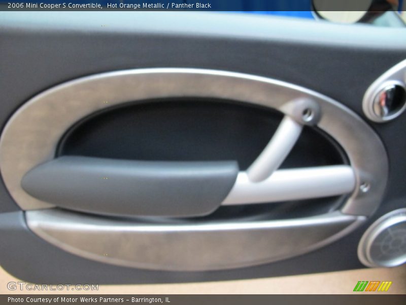 Hot Orange Metallic / Panther Black 2006 Mini Cooper S Convertible