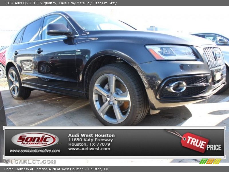 Lava Gray Metallic / Titanium Gray 2014 Audi Q5 3.0 TFSI quattro