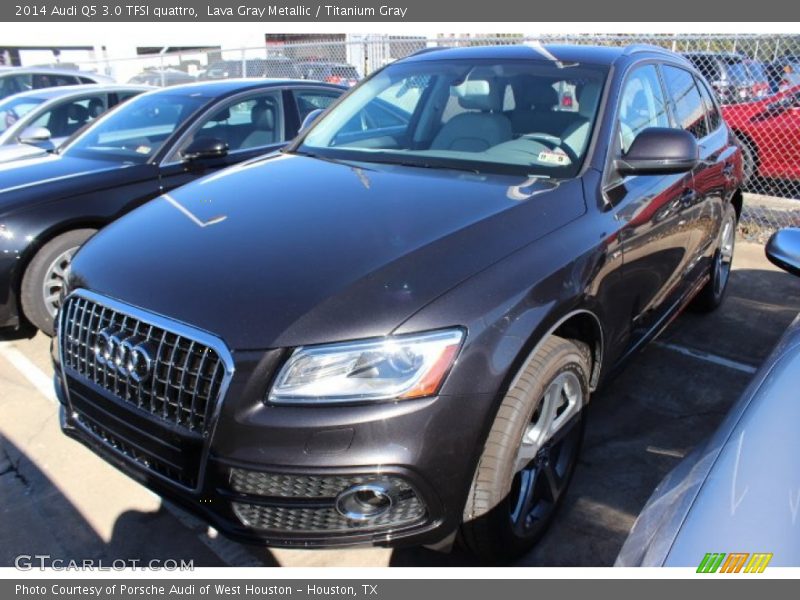 Lava Gray Metallic / Titanium Gray 2014 Audi Q5 3.0 TFSI quattro