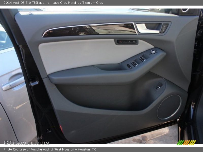 Lava Gray Metallic / Titanium Gray 2014 Audi Q5 3.0 TFSI quattro