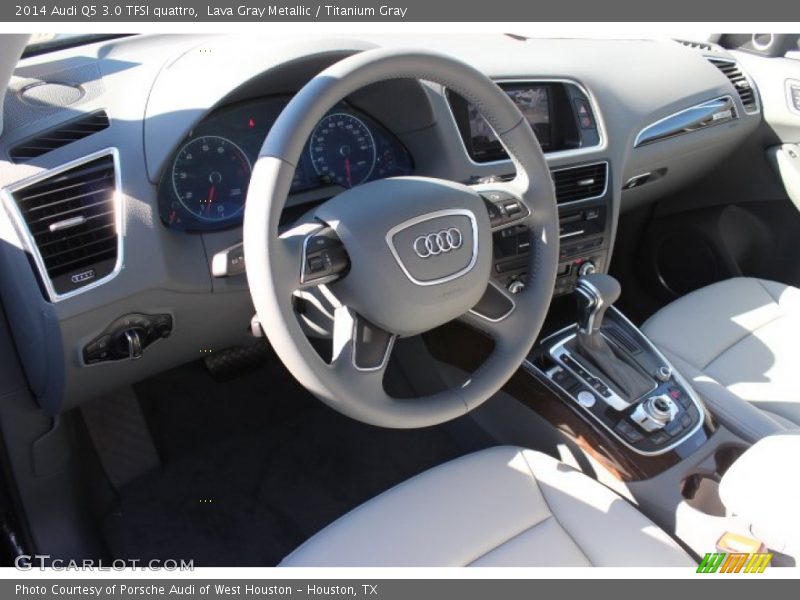 Lava Gray Metallic / Titanium Gray 2014 Audi Q5 3.0 TFSI quattro