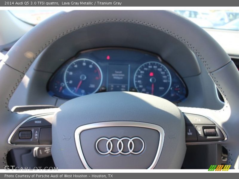 Lava Gray Metallic / Titanium Gray 2014 Audi Q5 3.0 TFSI quattro