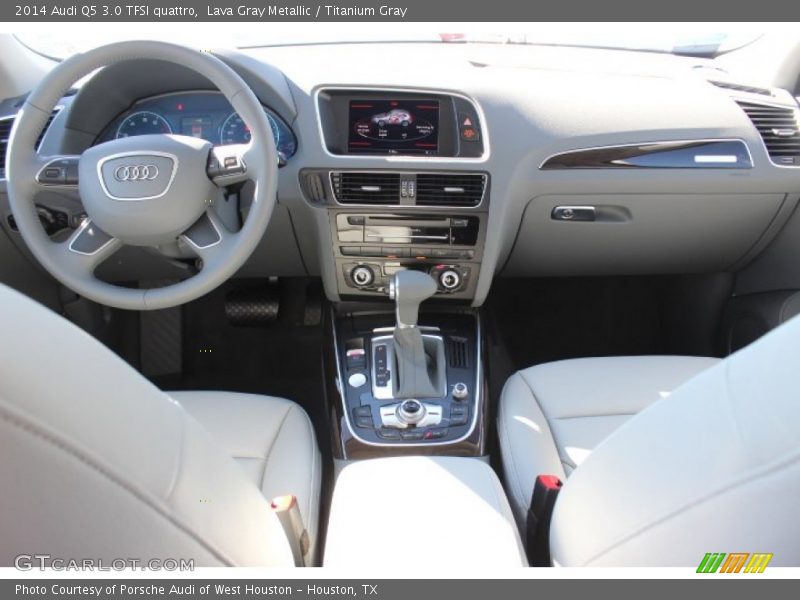 Lava Gray Metallic / Titanium Gray 2014 Audi Q5 3.0 TFSI quattro