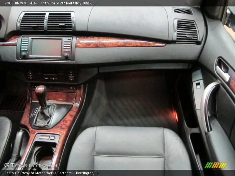 Titanium Silver Metallic / Black 2003 BMW X5 4.4i