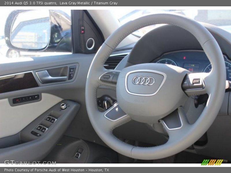 Lava Gray Metallic / Titanium Gray 2014 Audi Q5 3.0 TFSI quattro