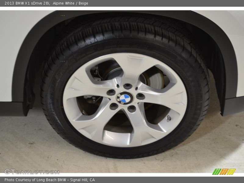 Alpine White / Beige 2013 BMW X1 sDrive 28i