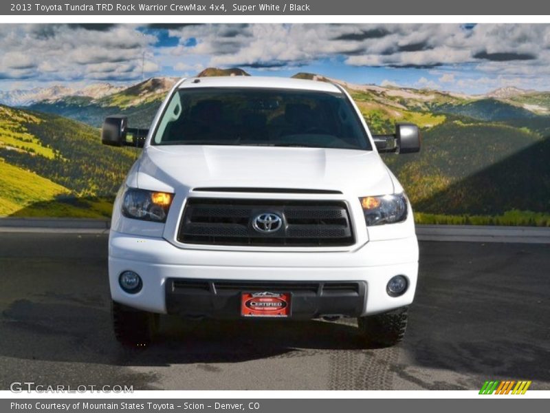 Super White / Black 2013 Toyota Tundra TRD Rock Warrior CrewMax 4x4