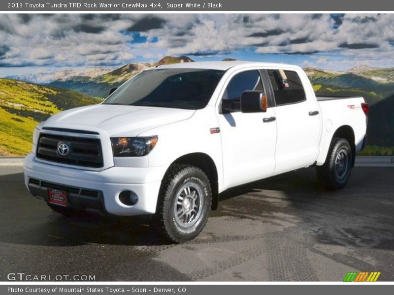 Super White / Black 2013 Toyota Tundra TRD Rock Warrior CrewMax 4x4