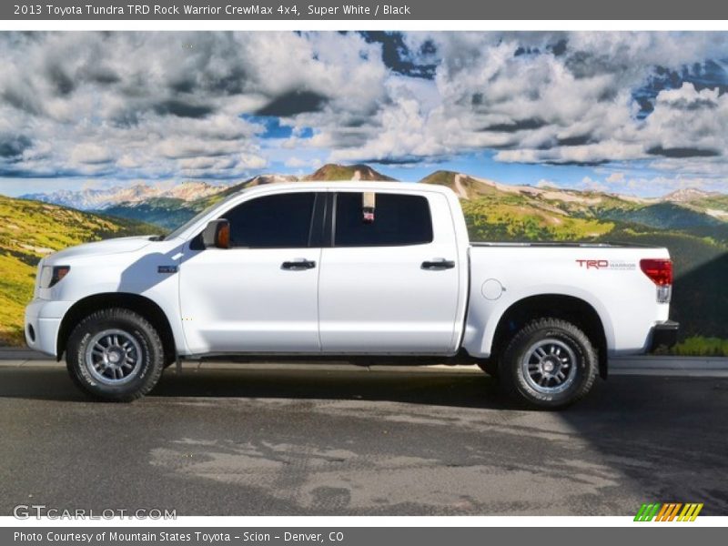 Super White / Black 2013 Toyota Tundra TRD Rock Warrior CrewMax 4x4