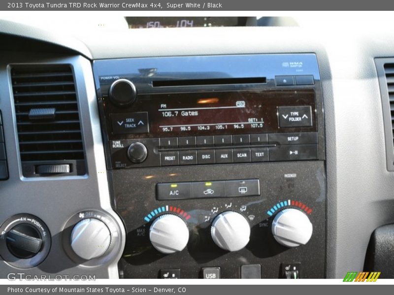 Super White / Black 2013 Toyota Tundra TRD Rock Warrior CrewMax 4x4