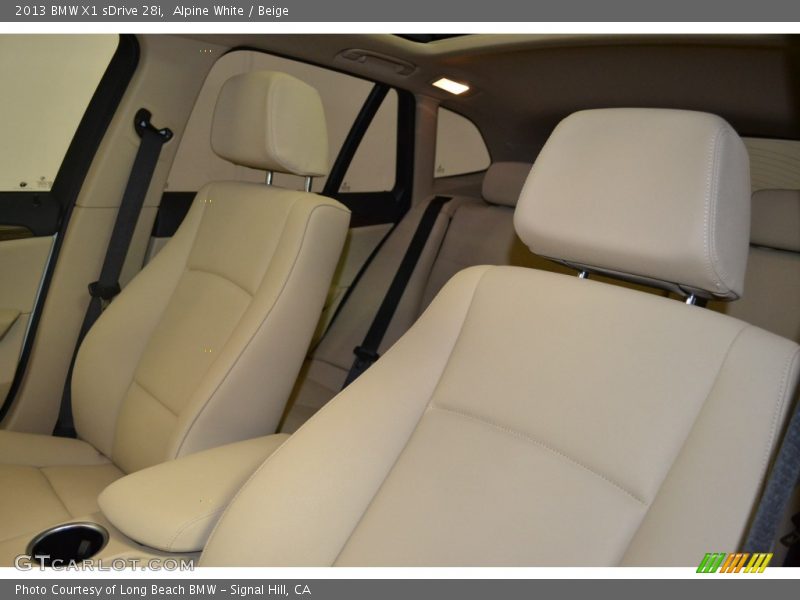 Alpine White / Beige 2013 BMW X1 sDrive 28i