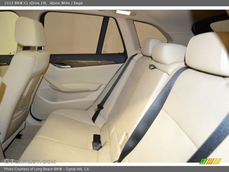 Alpine White / Beige 2013 BMW X1 sDrive 28i