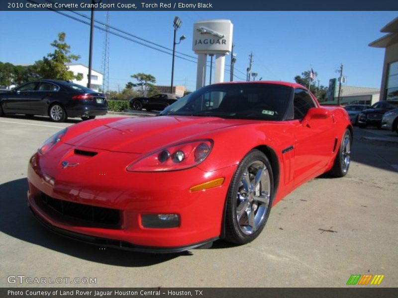 Front 3/4 View of 2010 Corvette Grand Sport Coupe