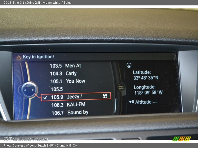 Alpine White / Beige 2013 BMW X1 sDrive 28i