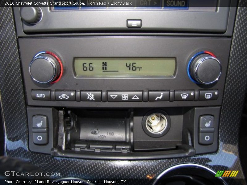 Controls of 2010 Corvette Grand Sport Coupe