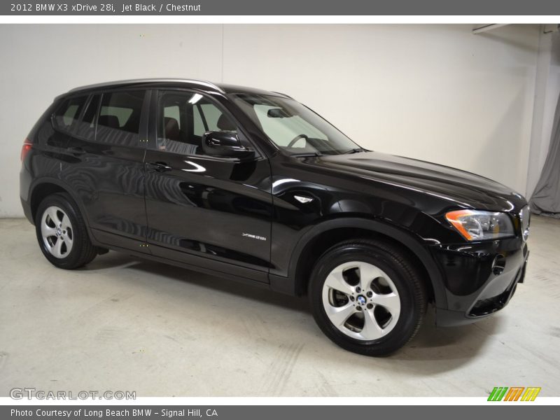 Jet Black / Chestnut 2012 BMW X3 xDrive 28i