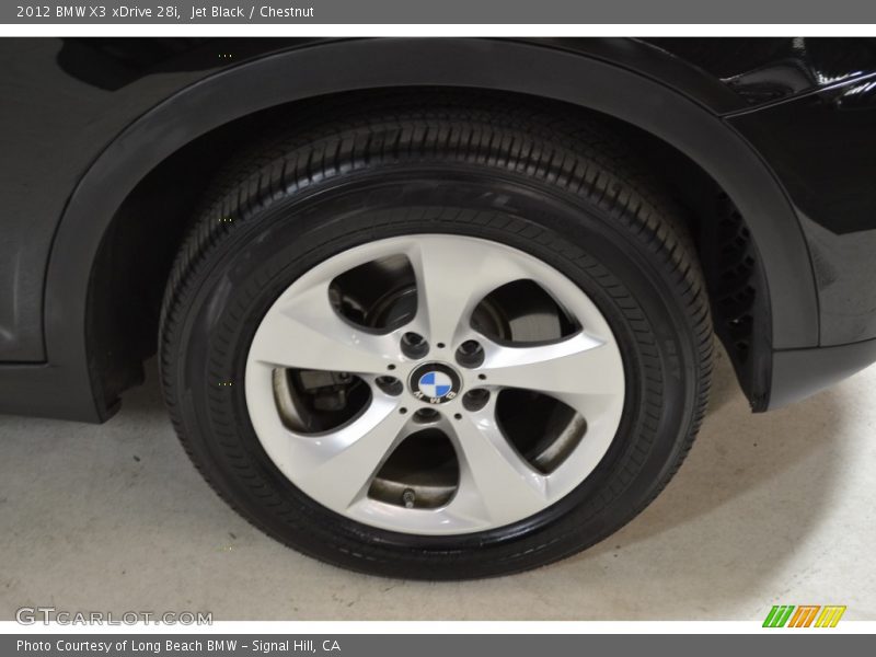 Jet Black / Chestnut 2012 BMW X3 xDrive 28i