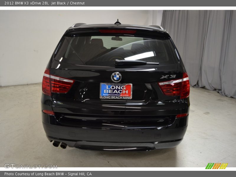 Jet Black / Chestnut 2012 BMW X3 xDrive 28i