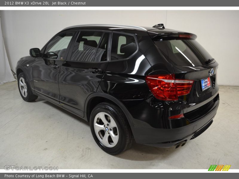 Jet Black / Chestnut 2012 BMW X3 xDrive 28i