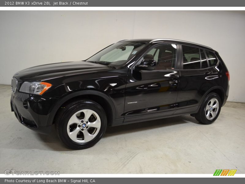 Jet Black / Chestnut 2012 BMW X3 xDrive 28i