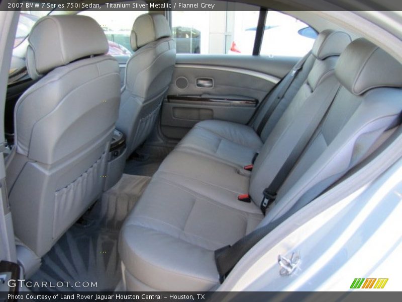 Titanium Silver Metallic / Flannel Grey 2007 BMW 7 Series 750i Sedan