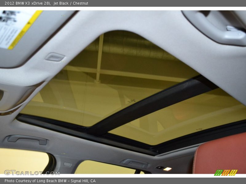 Jet Black / Chestnut 2012 BMW X3 xDrive 28i