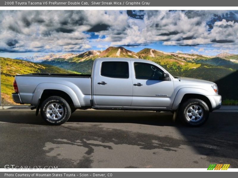 Silver Streak Mica / Graphite Gray 2008 Toyota Tacoma V6 PreRunner Double Cab