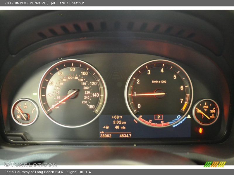 Jet Black / Chestnut 2012 BMW X3 xDrive 28i