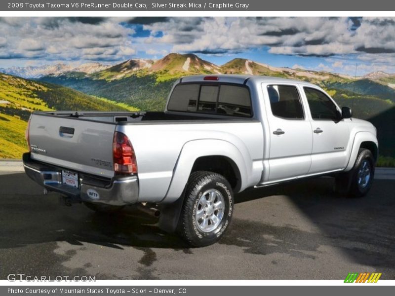 Silver Streak Mica / Graphite Gray 2008 Toyota Tacoma V6 PreRunner Double Cab