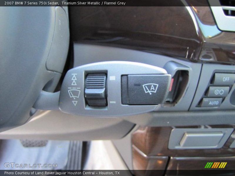Titanium Silver Metallic / Flannel Grey 2007 BMW 7 Series 750i Sedan