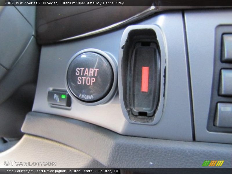 Titanium Silver Metallic / Flannel Grey 2007 BMW 7 Series 750i Sedan