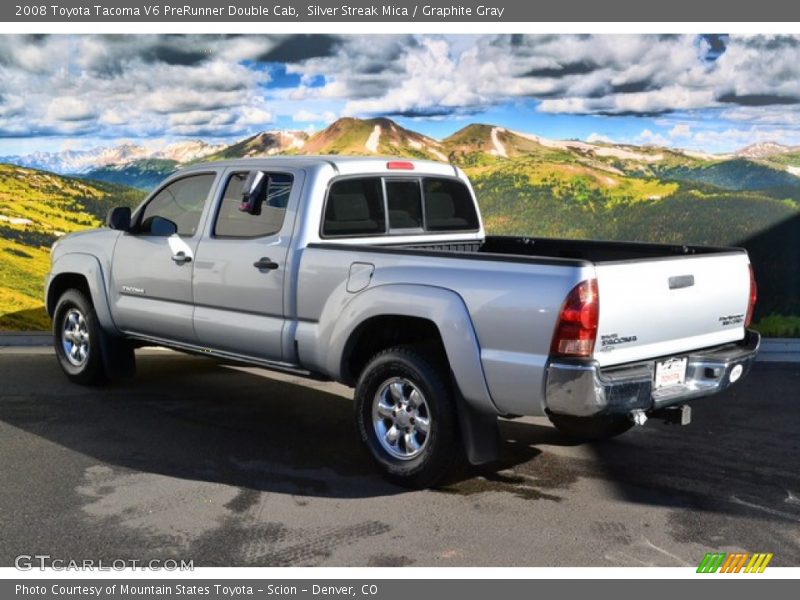 Silver Streak Mica / Graphite Gray 2008 Toyota Tacoma V6 PreRunner Double Cab